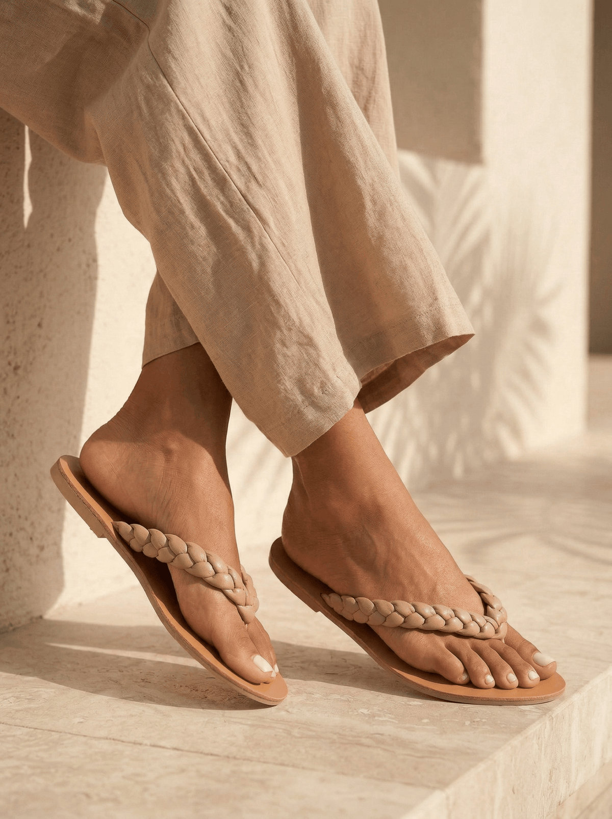 Amaris Sand Flip Flops - WORKSHOP
