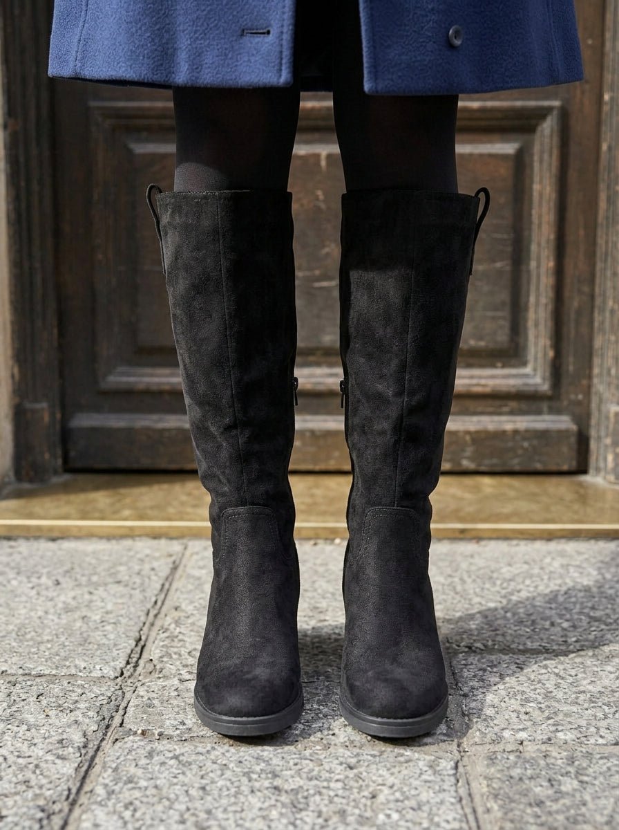 Antoinette Black Suede - WORKSHOP
