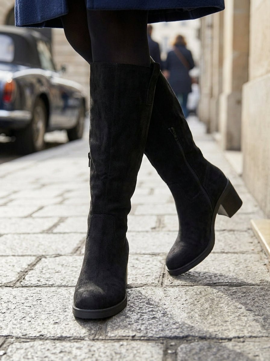 Antoinette Black Suede - WORKSHOP