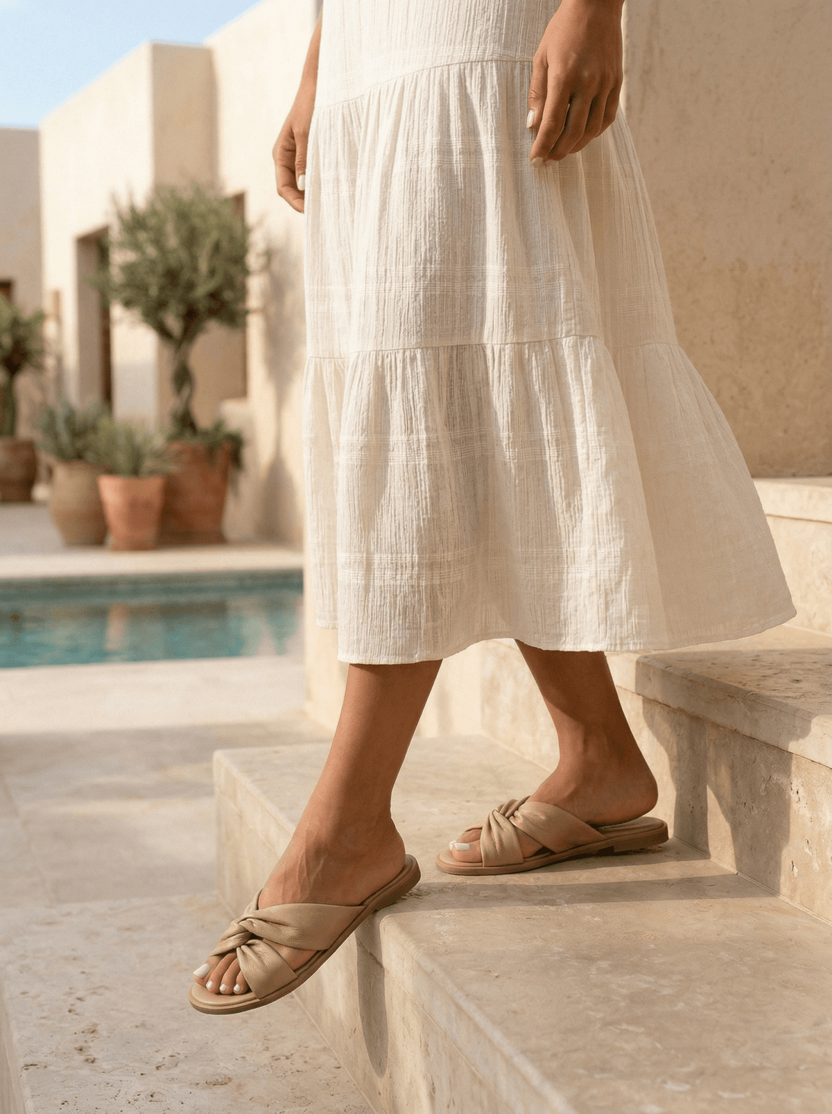 Nancy Sand Sandals - WORKSHOP